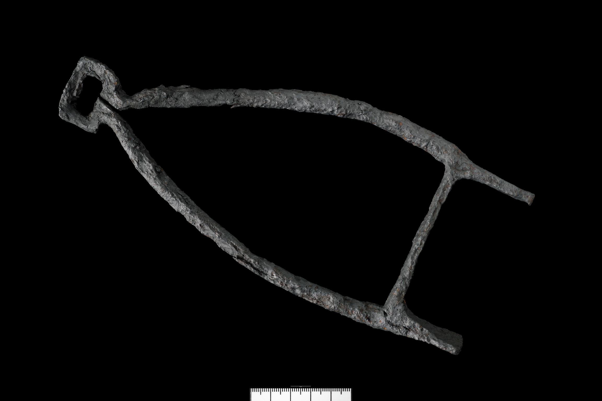 Early Medieval iron stirrup