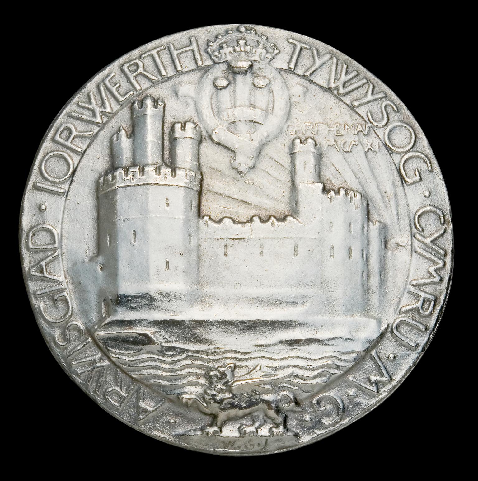 Investiture Medal, 1911 - reverse