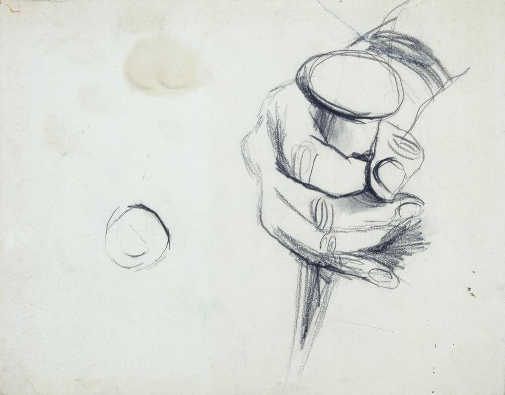 Hand with nail
