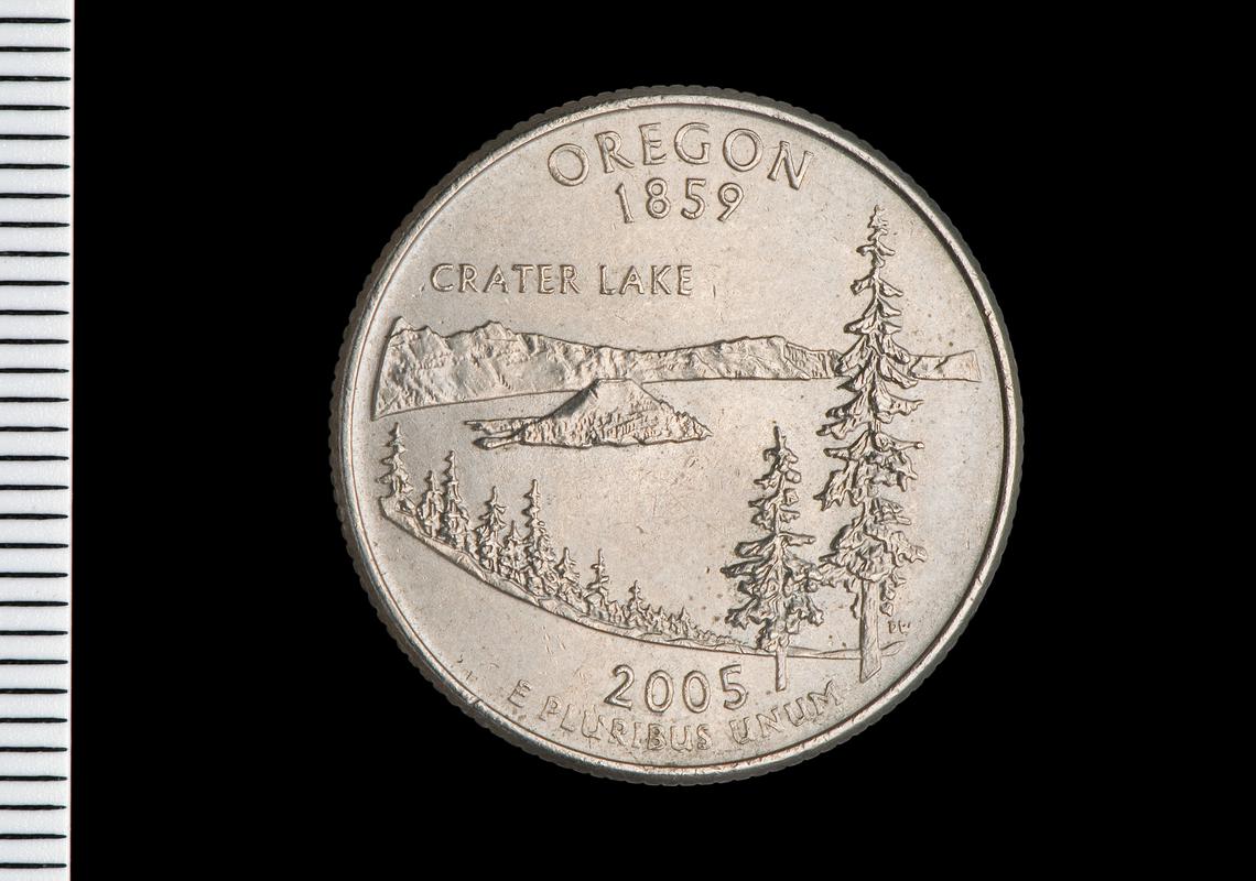USA quarter dollar (Oregon)