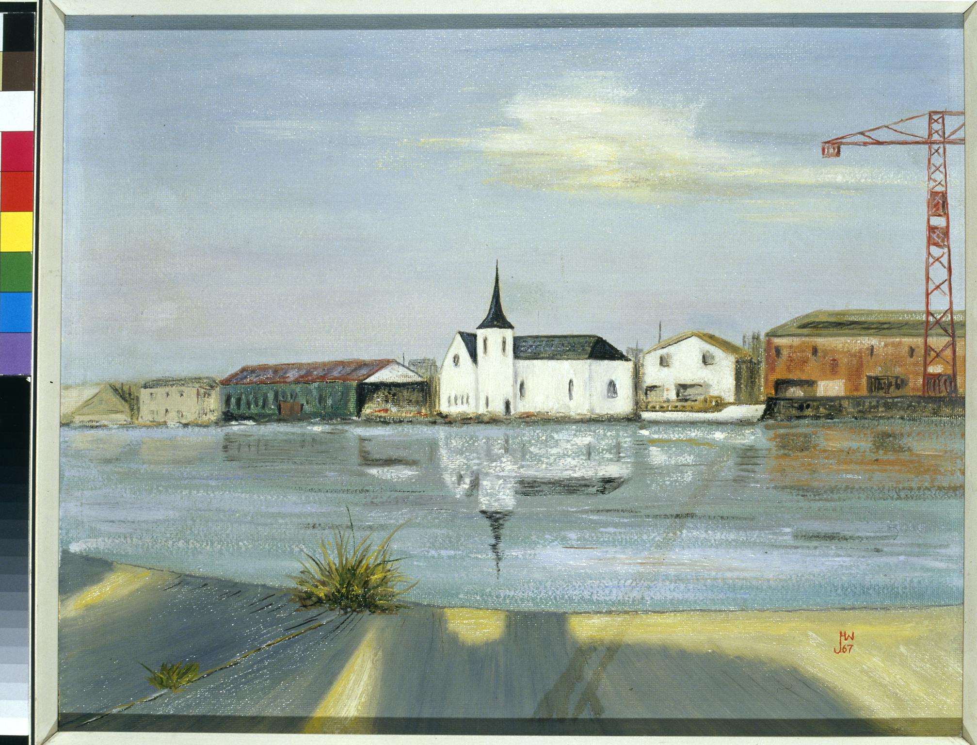 Bute West Dock, Cardiff (painting)