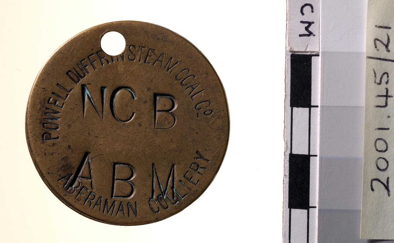 Aberaman Colliery, lamp check