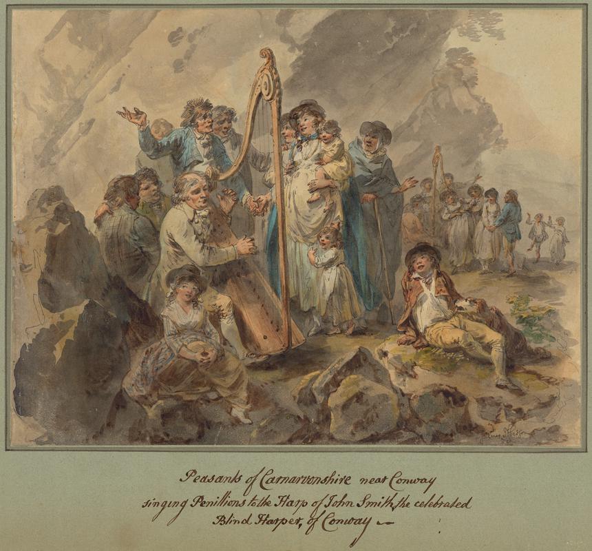 Peasants Singing with Blind Harpest, John Smith