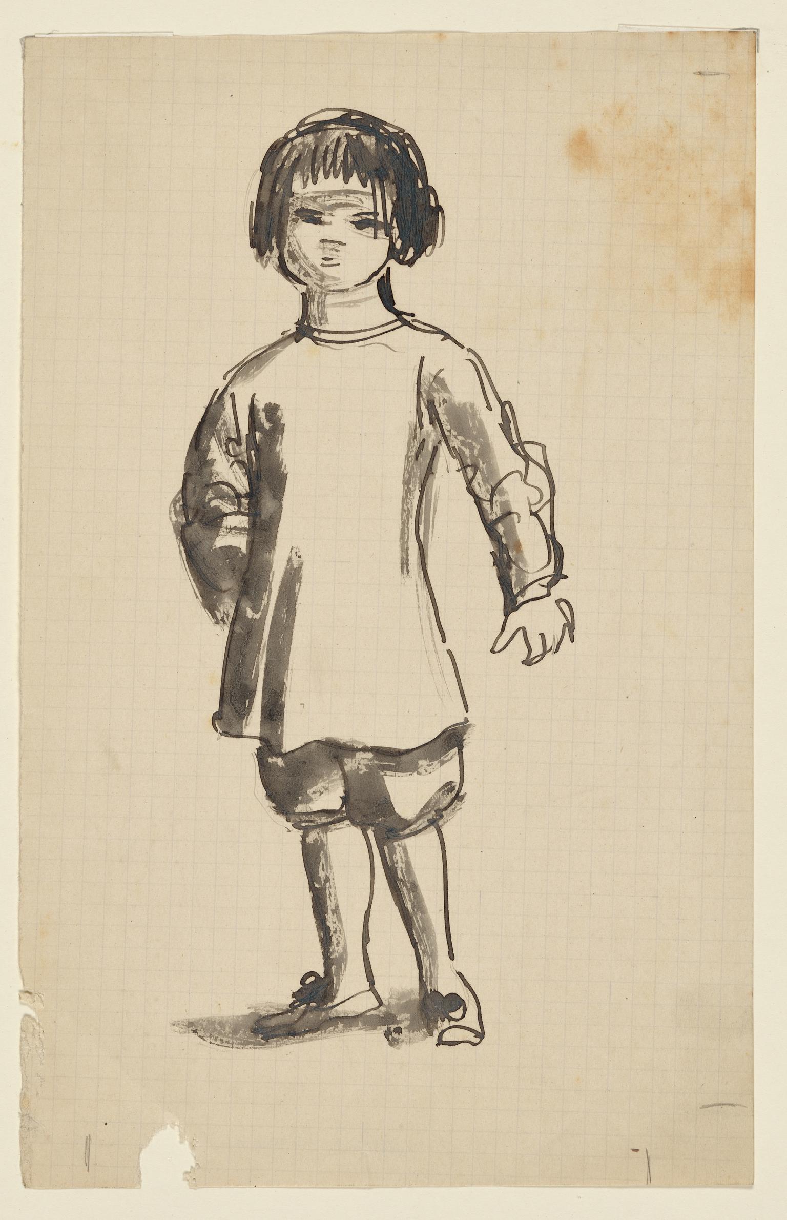 Boy dressed in a long Tunic