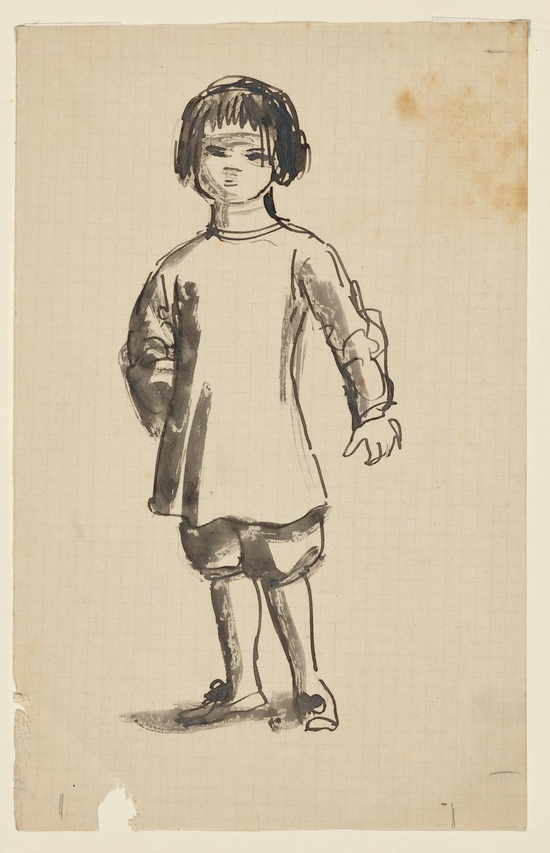 Boy Dressed in a Long Tunic
