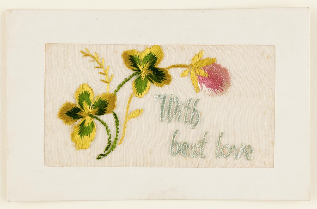 Embroidered cards