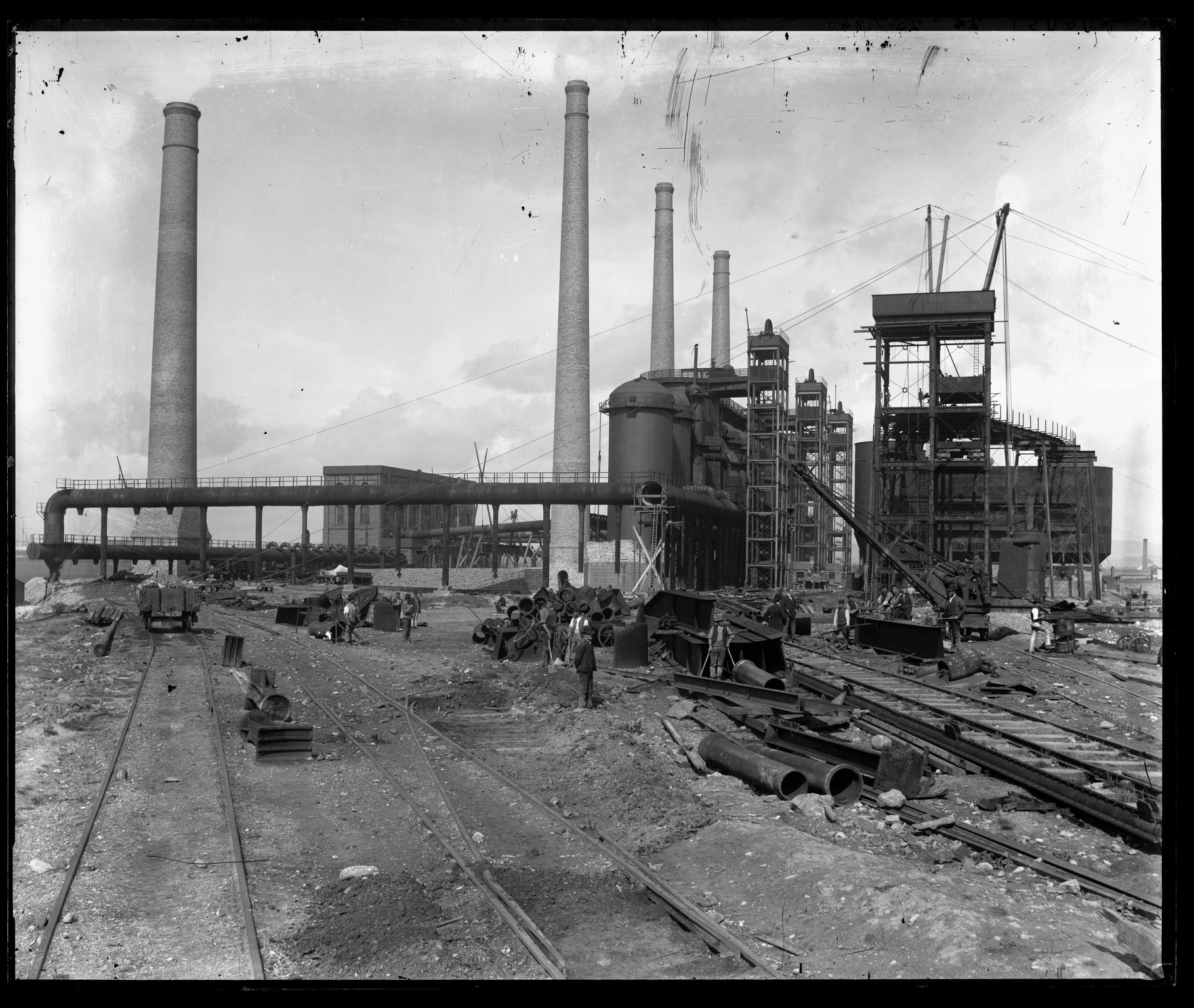 Dowlais-Cardiff (East Moors) steelworks, negative