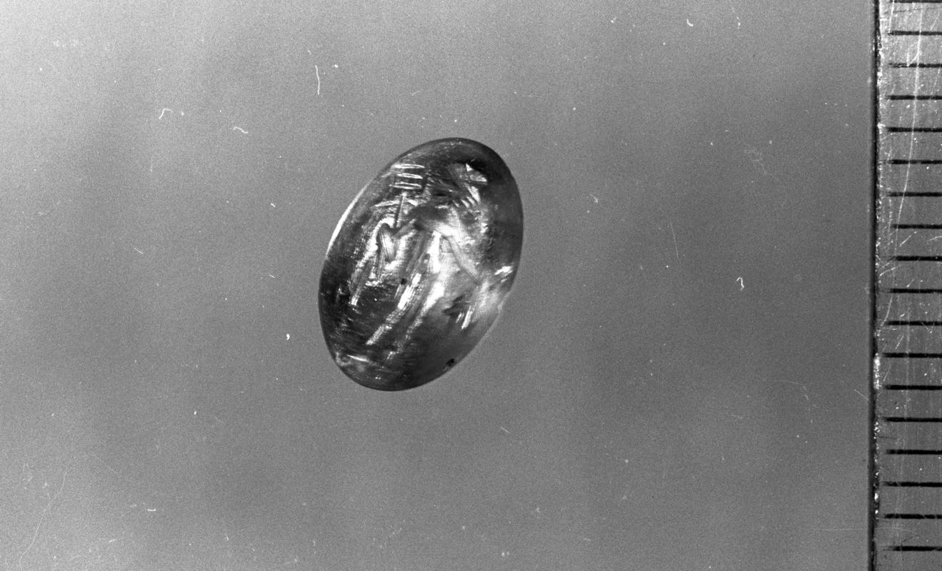 Roman intaglio (Mercury)