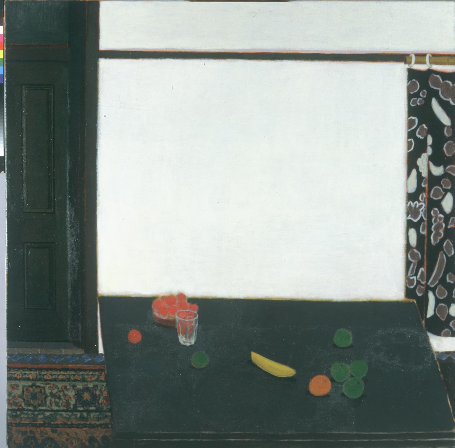 Painting of an inside of a room without a figure