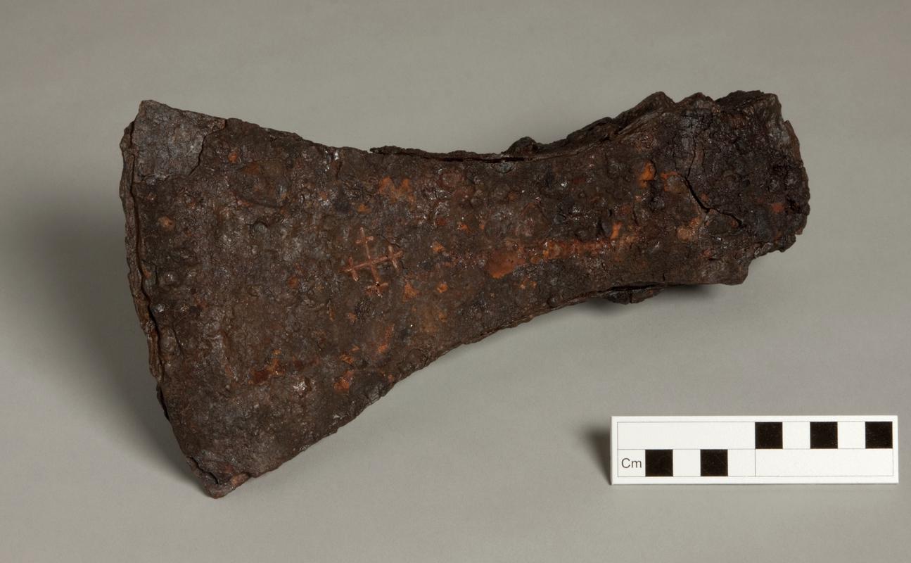 Medieval iron axe