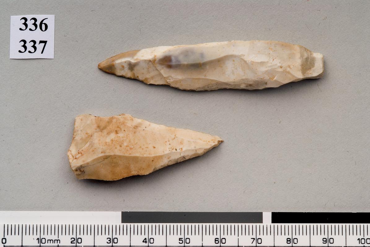 flint backed blade,  flint penknife point