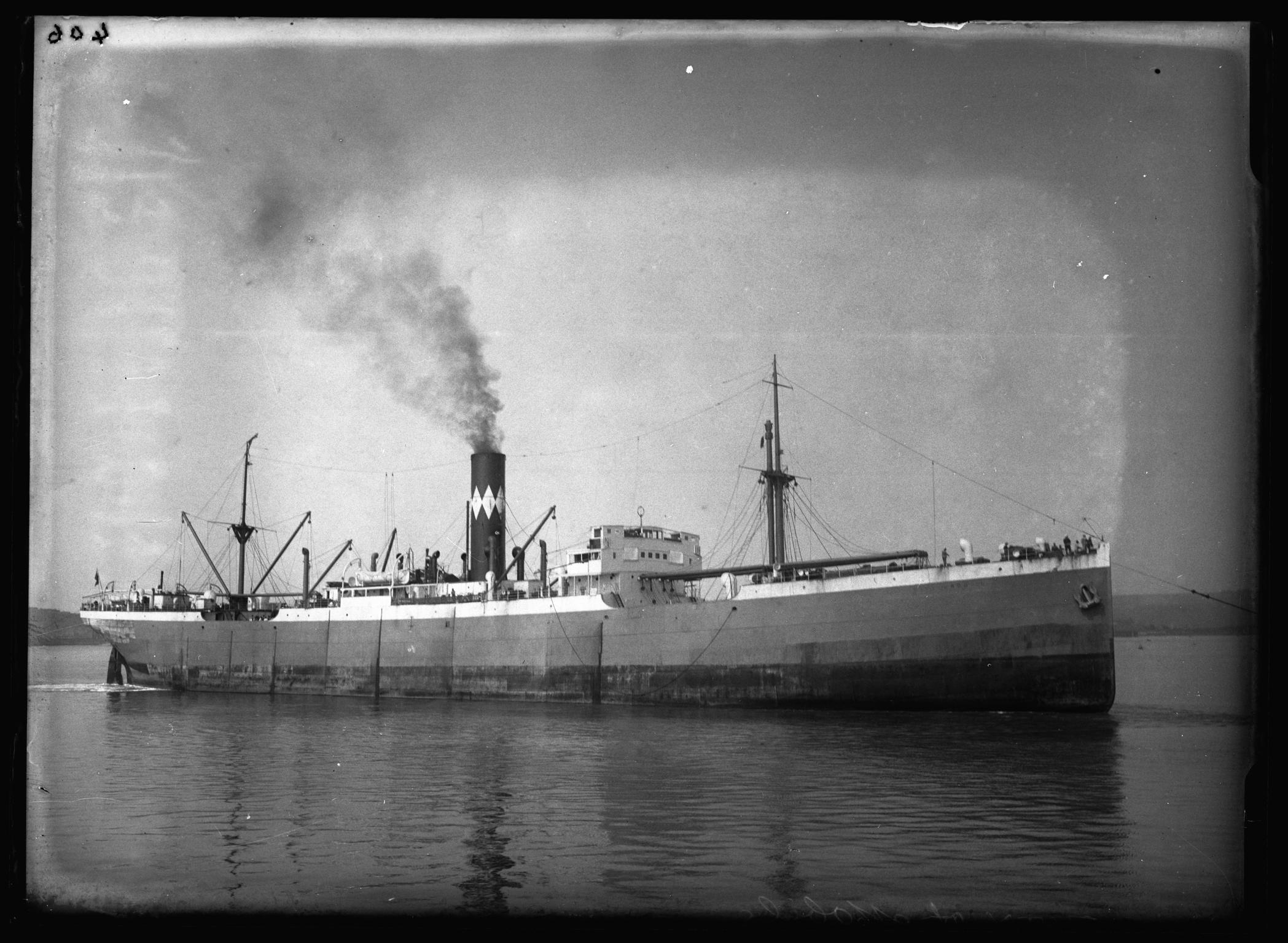S.S. CITY OF MOBILE, glass negative