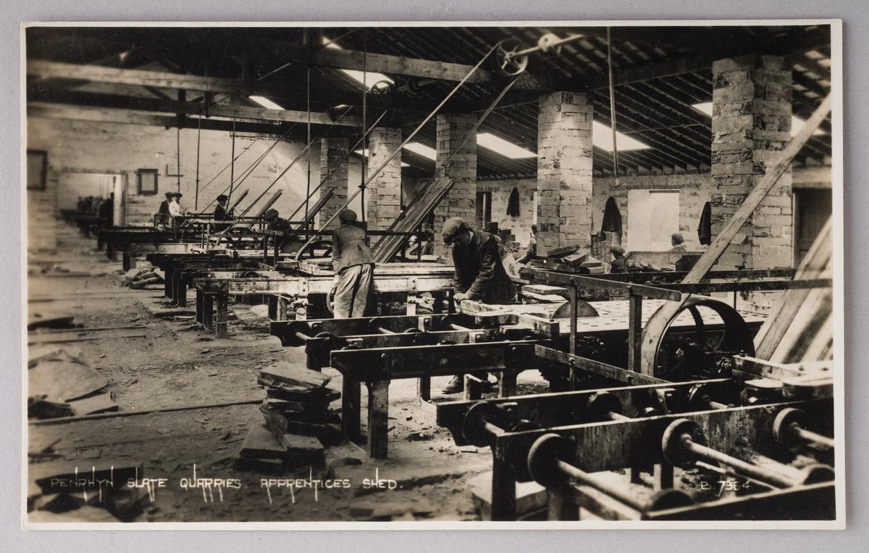 Penrhyn Slate Quarries Apprentices Shed (postcard)