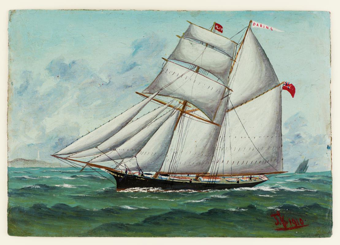 DARING (two-masted schooner) (after conservation)