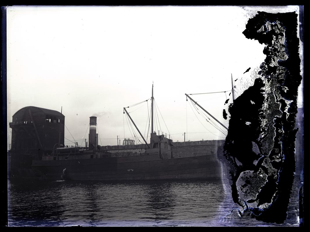 S.S. ASPEN, glass negative