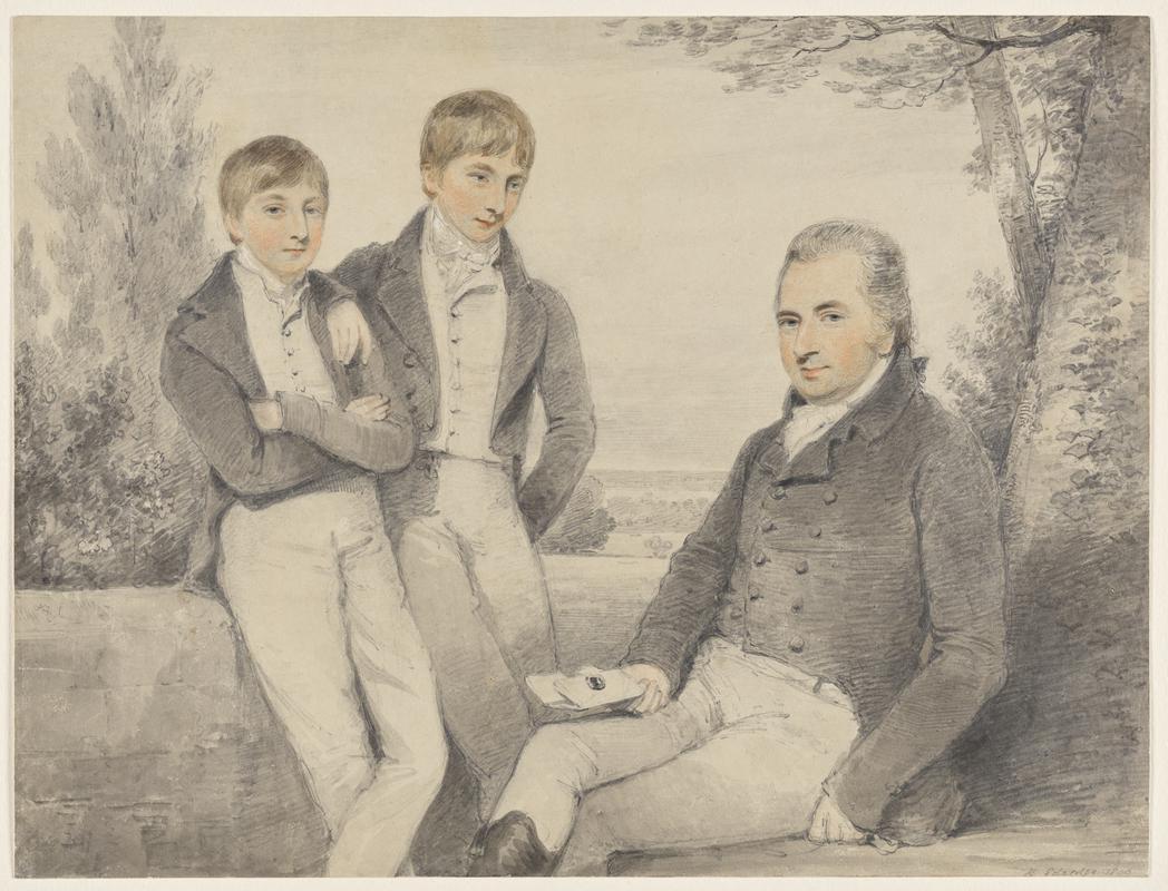Sir Charles Morgan and his Two Sons
