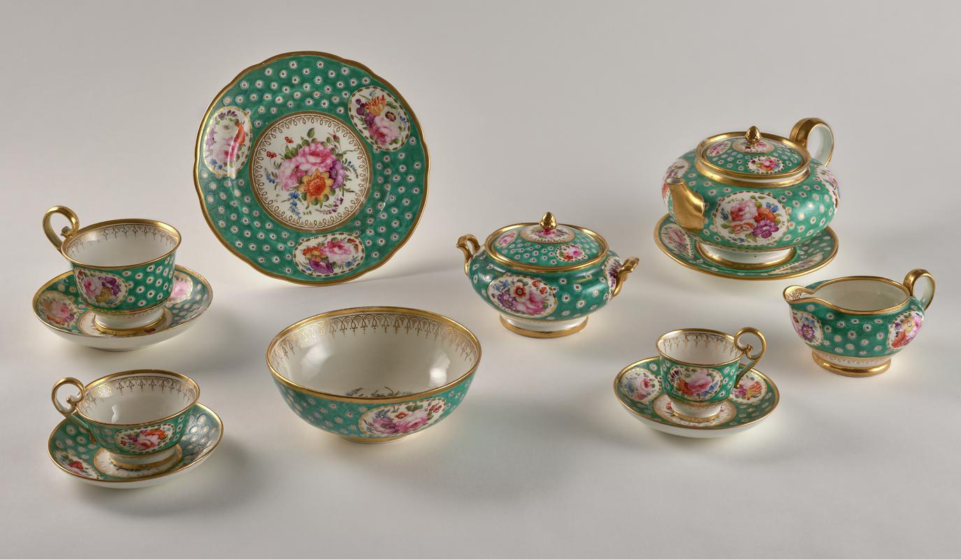 pieces from a tea service, c. 1818