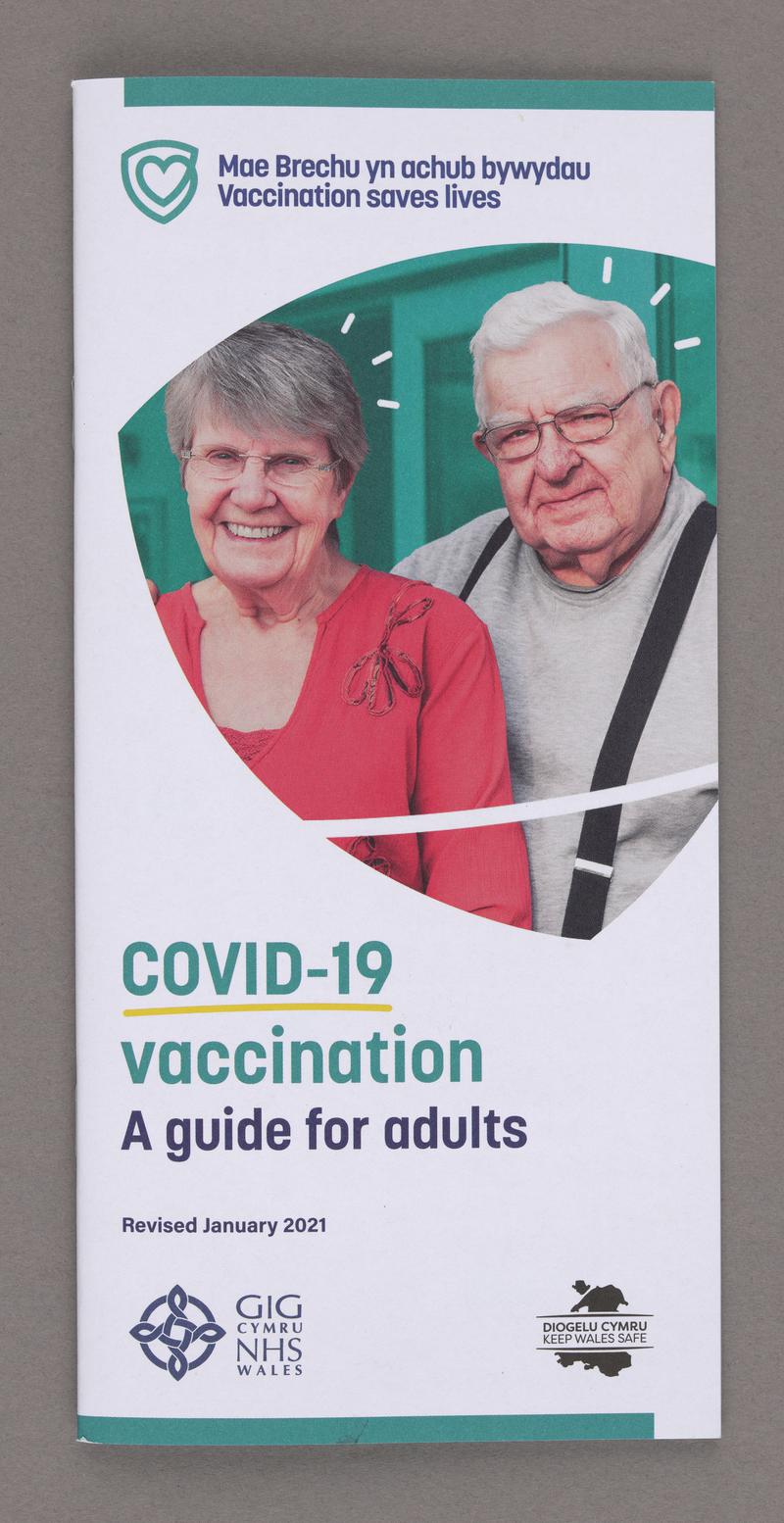 NHS Wales booklet &#039;COVID-19 vaccination. A guide for adults&#039;, January 2021.