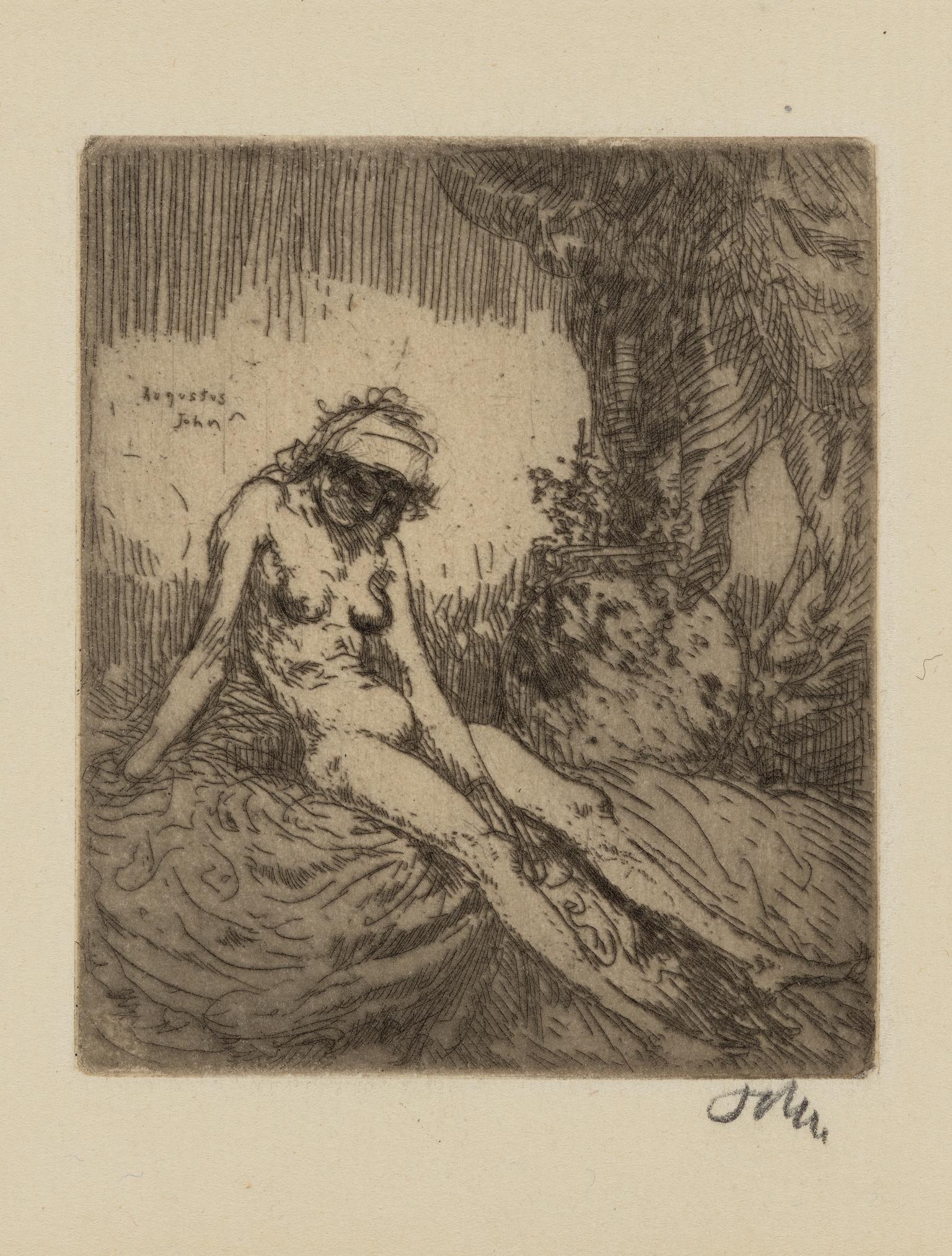 Nude Girl with Urn
