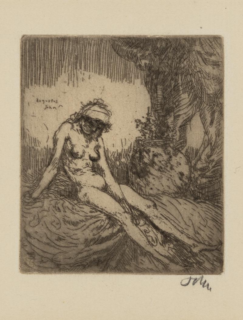 Nude Girl with an Urn