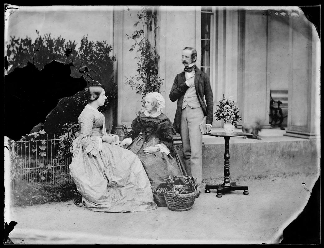 Mr &amp; Mrs C R Smith &amp; Madame Labouchere 1853 (g/neg