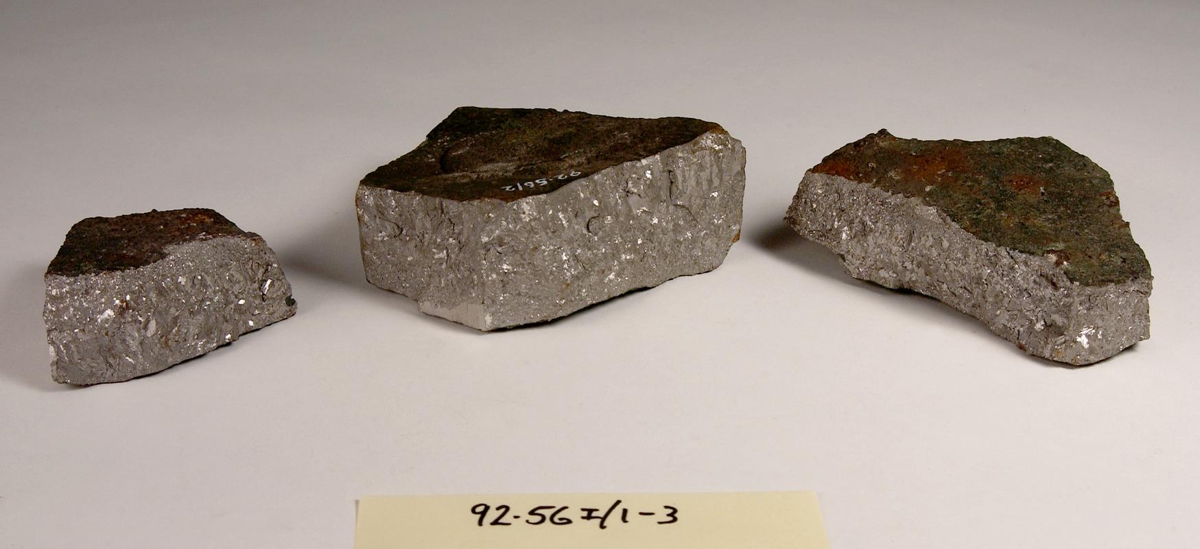 cast iron fragments