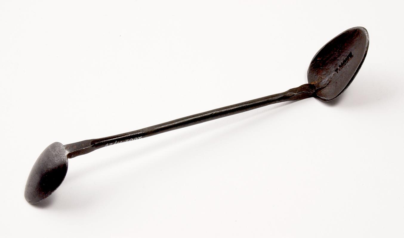 steel spoon tool (T. Monk