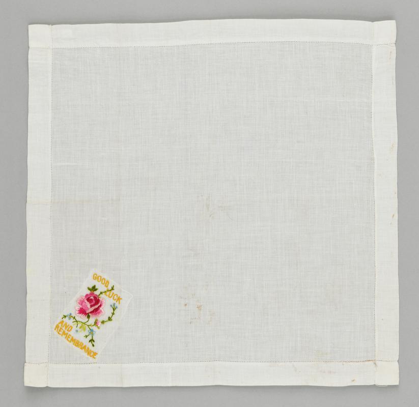 Handkerchief made from white linen