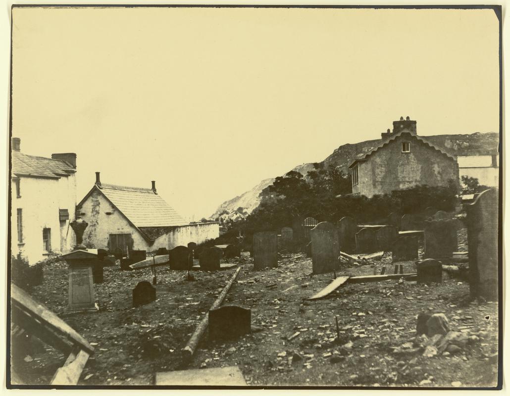 Oystermouth - Desicrated Churchyard (1855-1860)