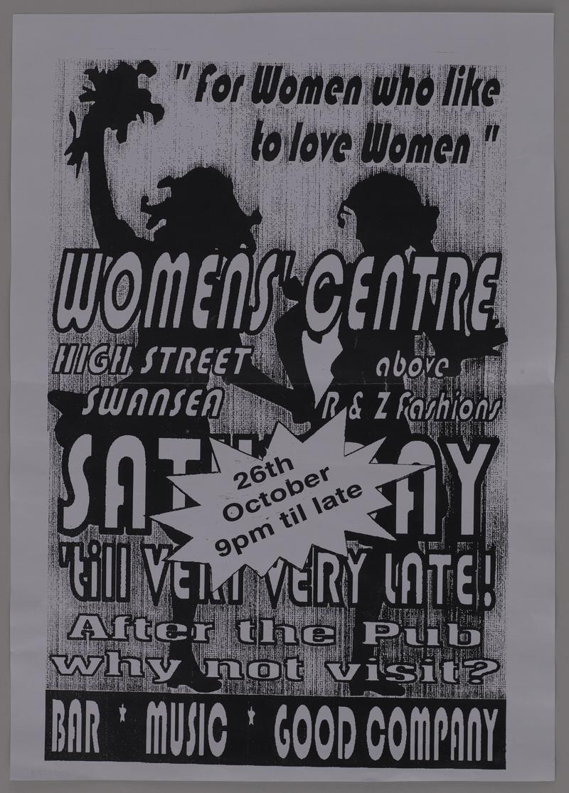 Swansea Women&#039;s Centre poster
