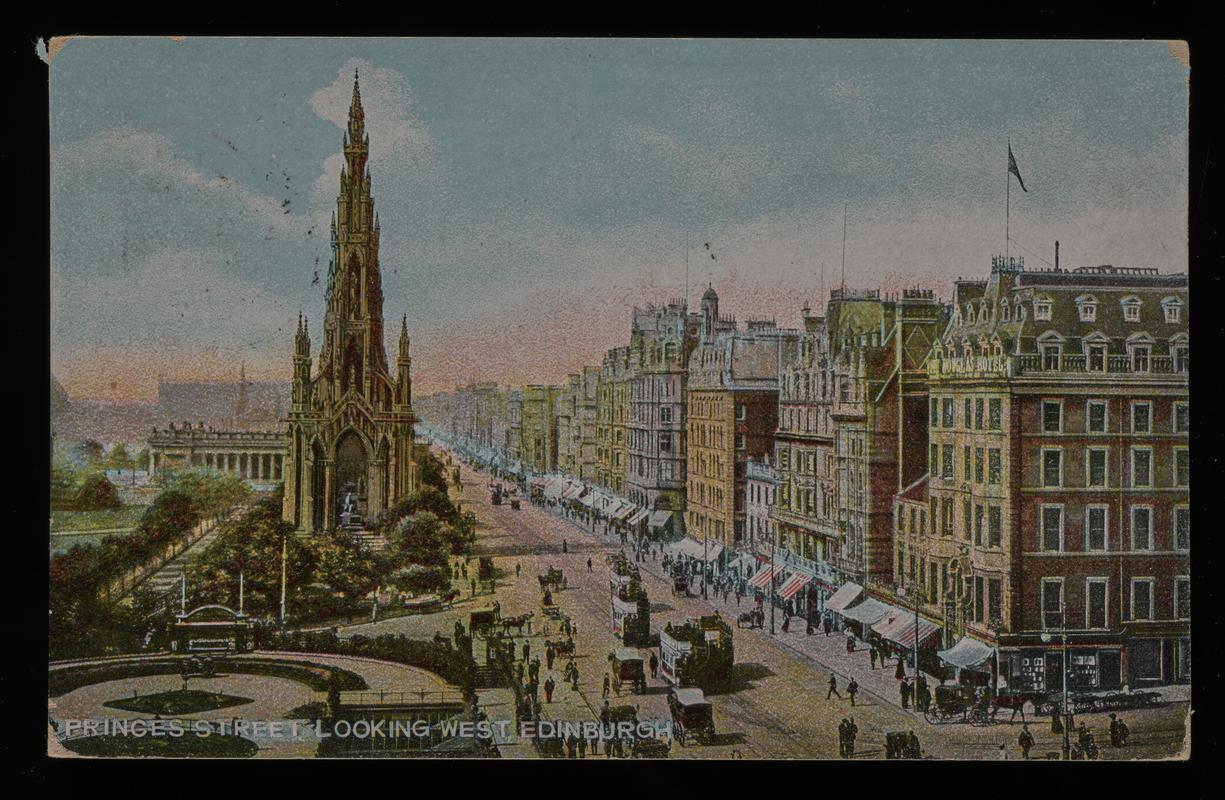 Edinburgh, postcard