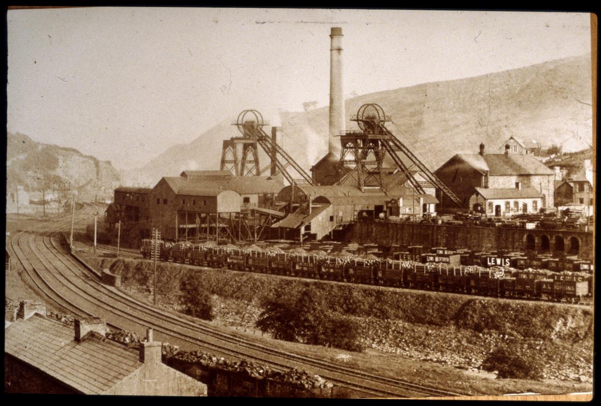 General view of Lewis Merthyr Colliery
