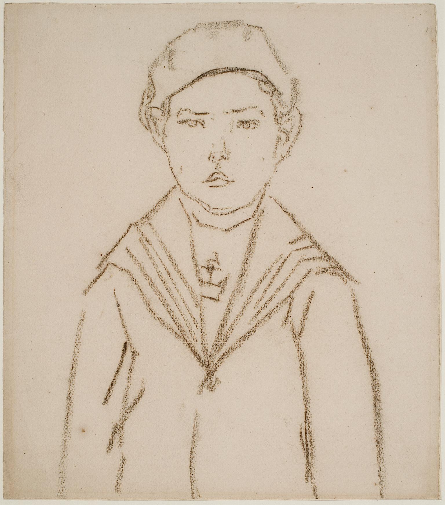 Young boy in a sailor suit