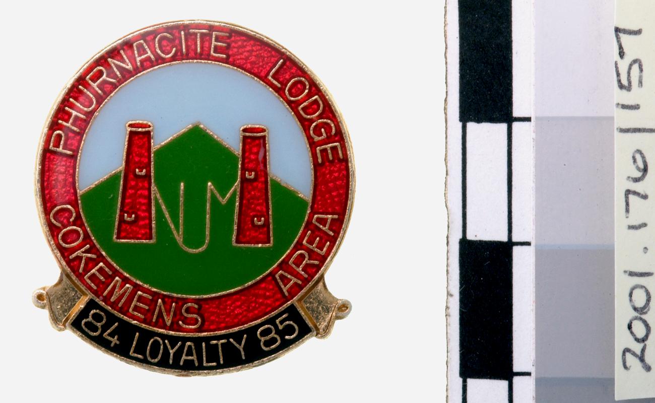 N.U.M Cokeman&#039;s Area badge