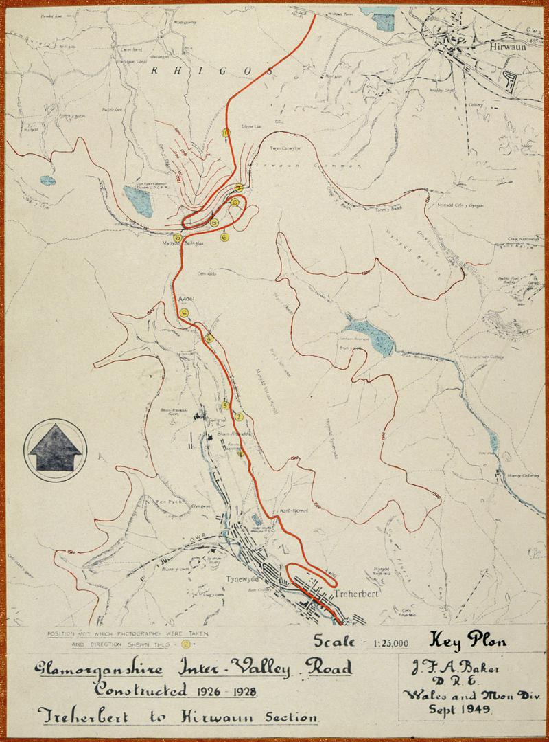 Mid Glamorgan Inter Valleys Road Scheme 1925 - 1928