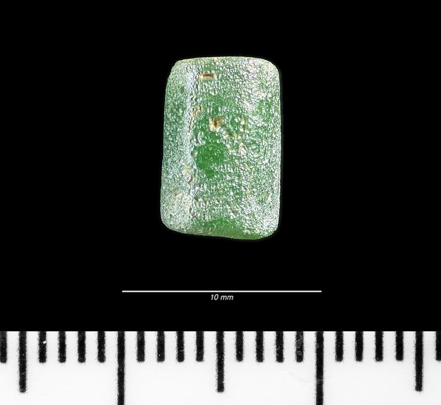 Roman glass polygonal bead