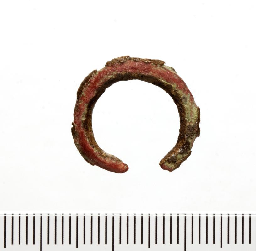 Early Medieval copper alloy ringed pin