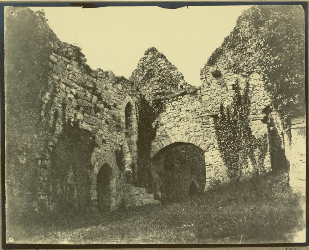 Oystermouth Castle (from courtyard) (1855-1860)