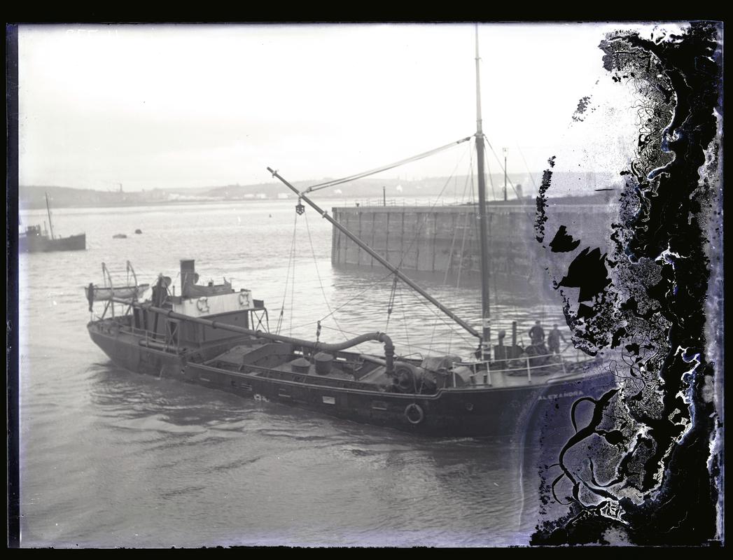 ALEXANDER (sand dredger), glass negative