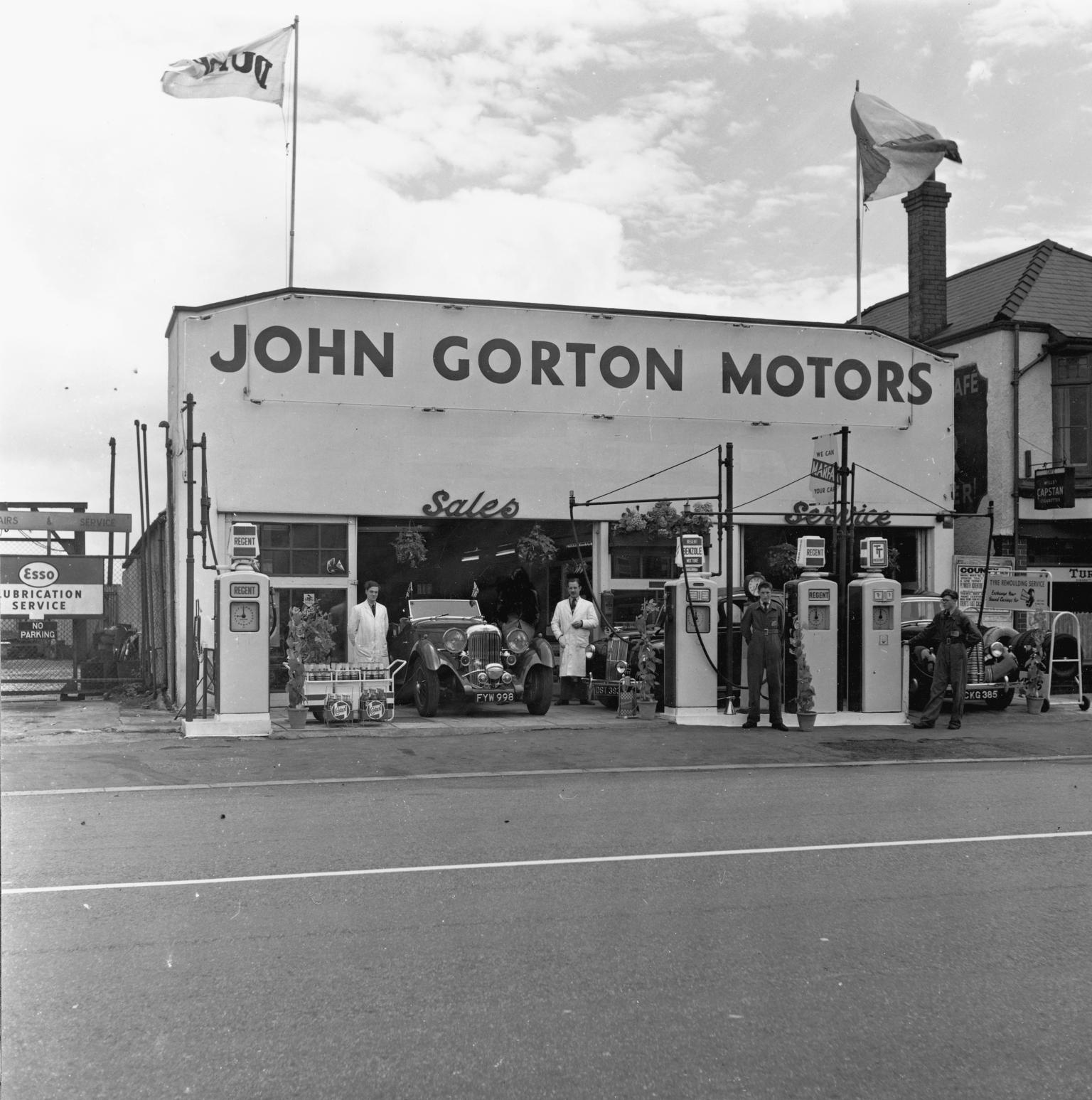 John Gorton Motors, film negative