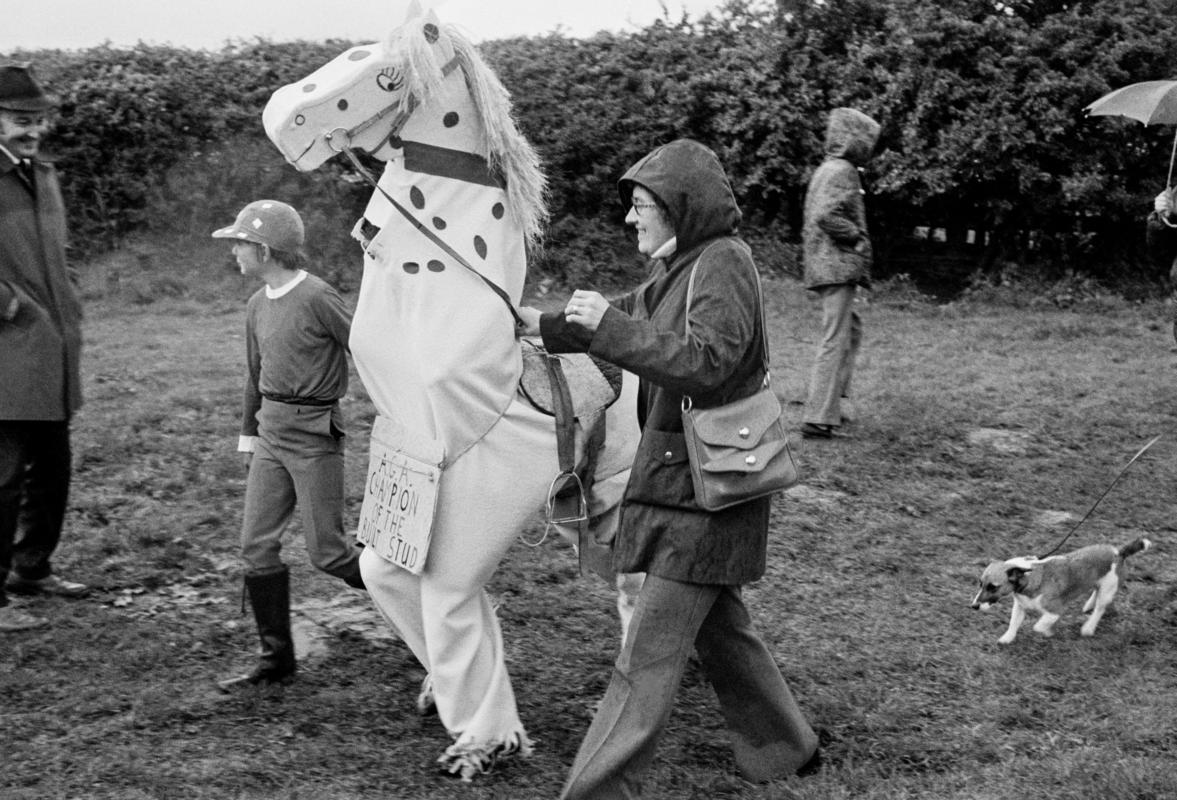 GB. WALES. Brecon Young Farmers Club day. Fancy dress competition. 1973