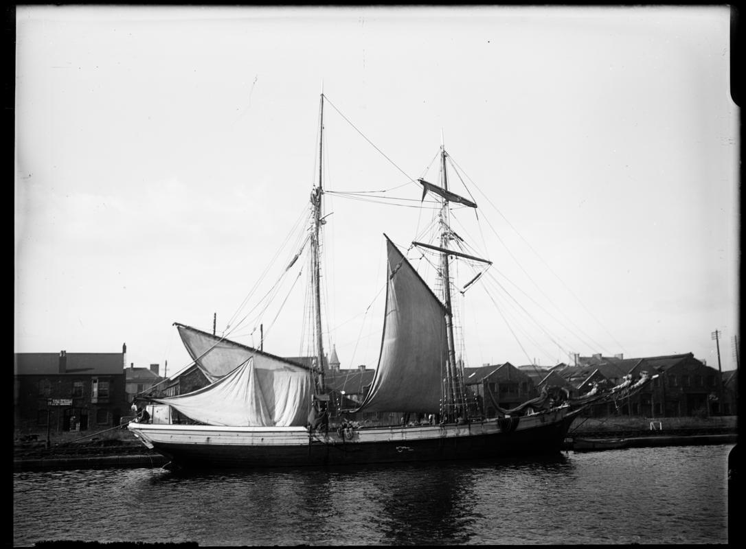 Two masted Topsail Schooner CONCORDE, c.1936.