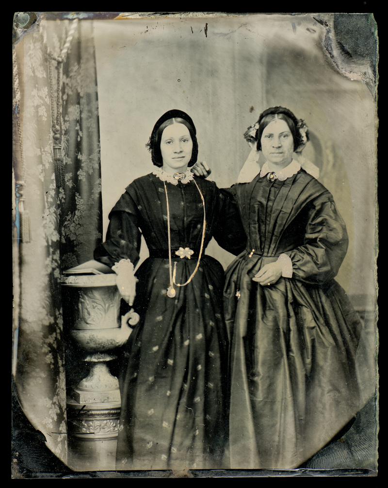 Portrait of Emma Ann Arnold and Jane Griffiths
