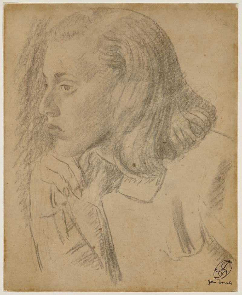 Woman in a Green Jacket; A Study