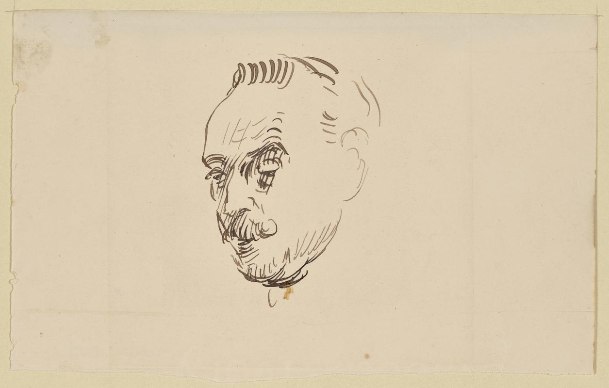 Head of a Man with a Moustache