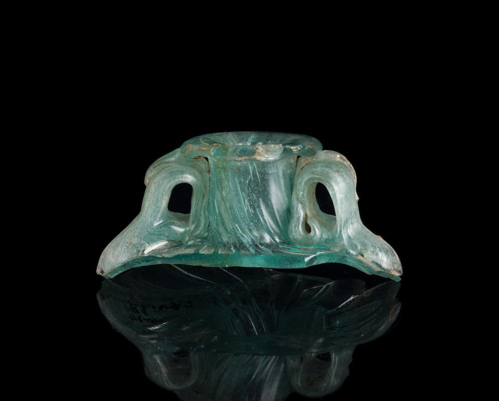 Roman glass oil flask