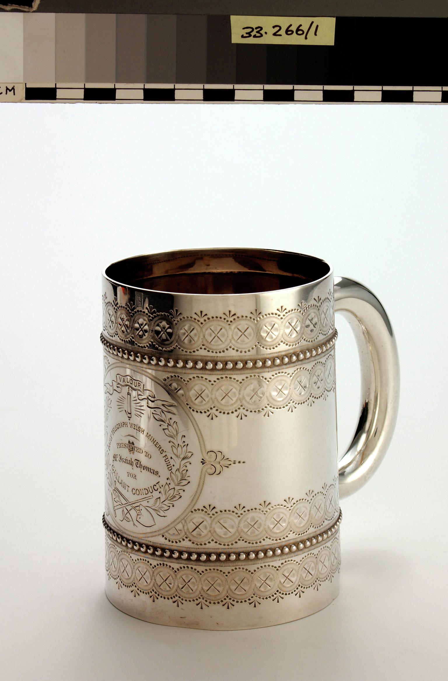 Daily Telegraph Welsh Miners' Fund, tankard