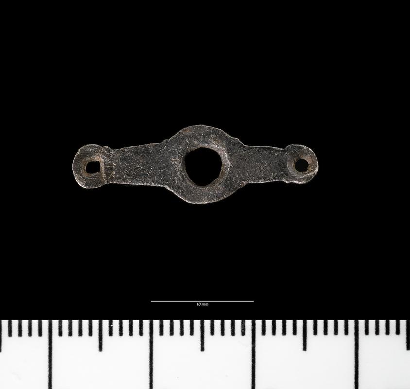 Medieval silver bar mount