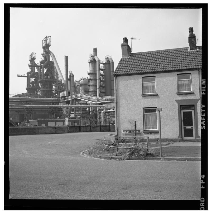 Port Talbot Steel Works, film negative