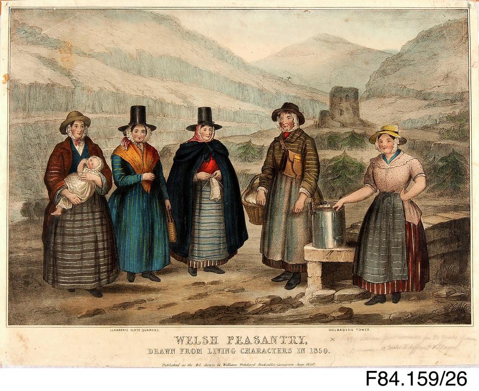 Welsh costume illustration